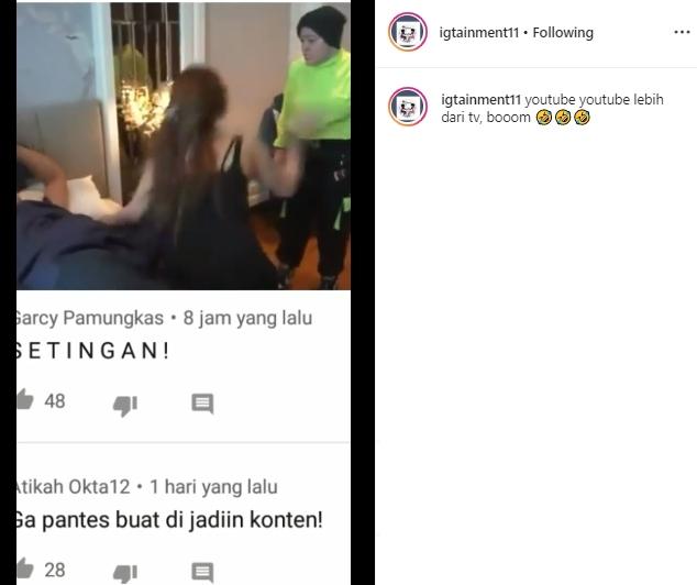 Prank selingkuh Uya Kuya (Instagram/@igtainment11)