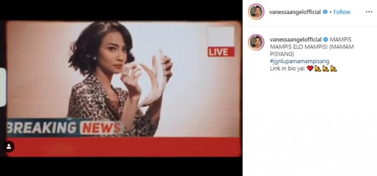 Fakta lagu baru Mampis oleh Vanessa Angel (Instagram/@vanessaangelofficial)
