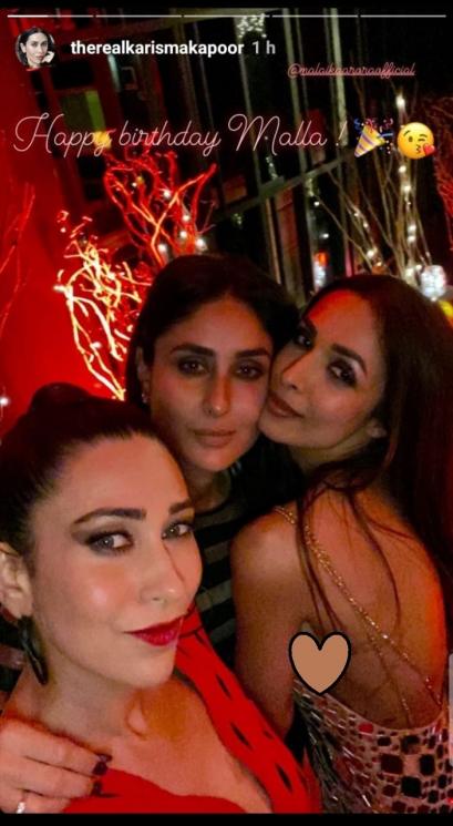 Ultah Malaika Arora banjir bintang (Instagram/@therealkarismakapoor)