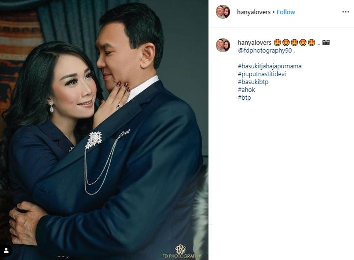 Ahok dan Puput Nastiti Devi (Instagram/@hanyalovers)