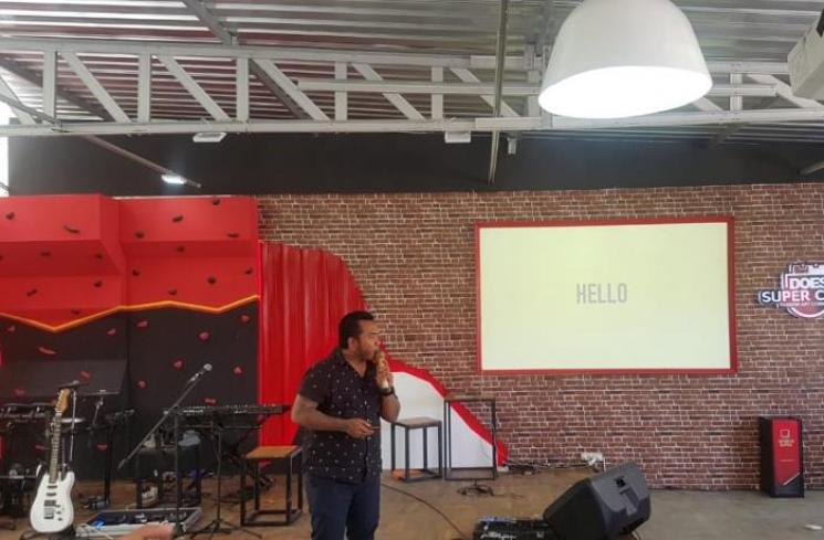 Erix Soekamti launching Dose Super Camp. (Matamata.com/IrmaJoanita)