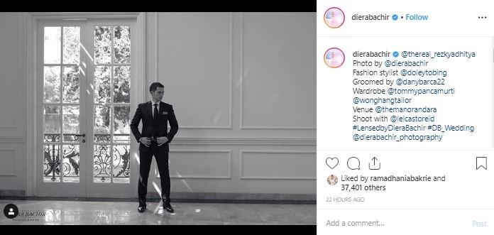 Rezky Aditya. (Instagram/@dierabachir)