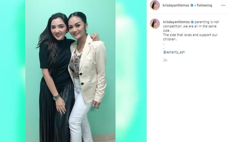 Ashanty dan Krisdayanti. (Instagram/@krisdayantilemos)