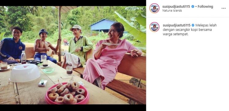 Susi Pudjiastuti (Instagram/@susipudjiastuti115)