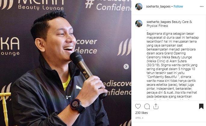 Bagoes Soeharto, suami berondong Emma Waroka. (Instagram/@soeharto_bagoes)