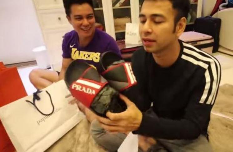 Raffi Ahmad dan Baim Wong. (Youtube/RANSEntertainment)