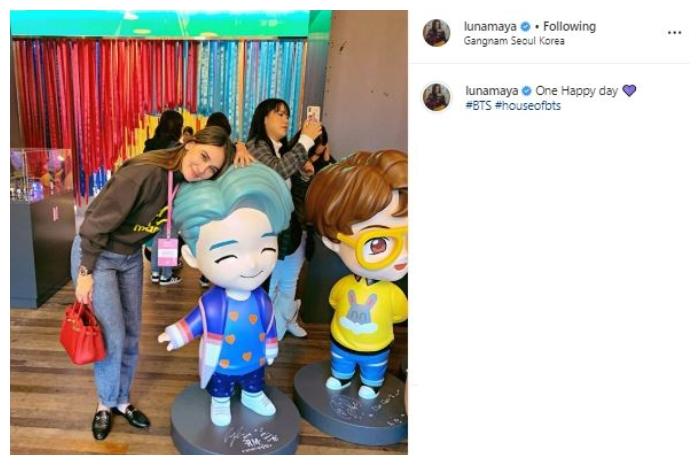 Luna Maya di House of BTS. (Instagram/@lunamaya)