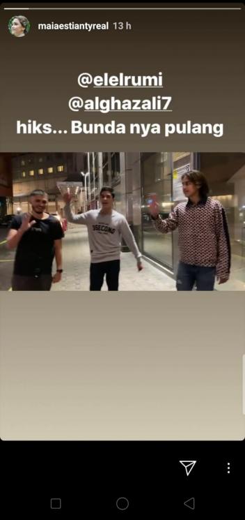 El Rumi dan Al Ghazali di London (Instagram/@maiaestiantyreal)
