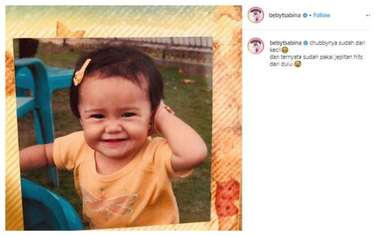 Beby Tsabina. (Instagram/@bebytsabina)