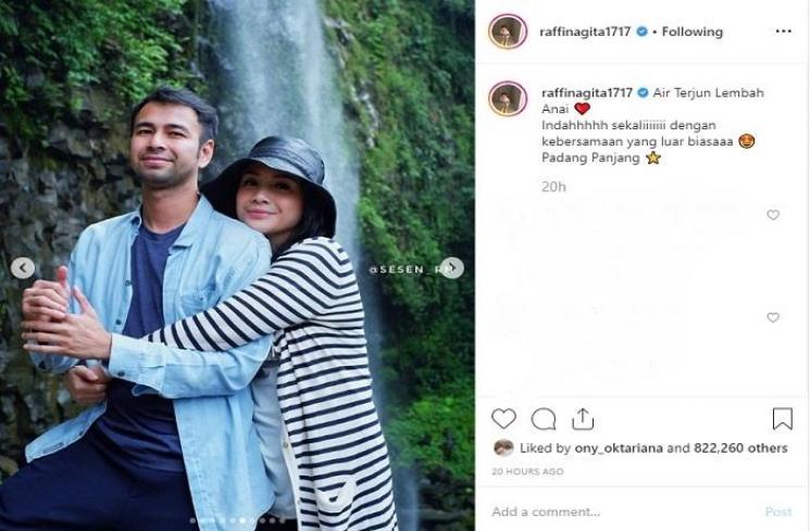 Raffi Ahmad dan Nagita Slavina (Instagram @raffinagita1717)