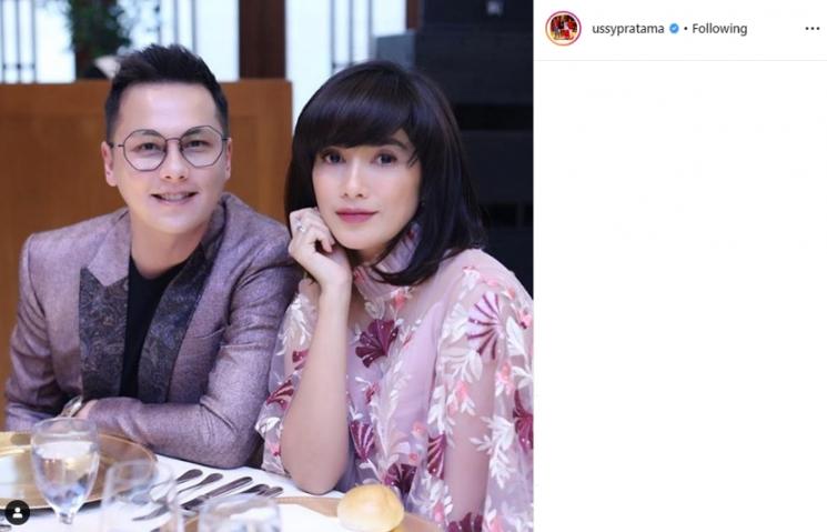 Ussy Sulistiawaty dan Andhika Pratama (Instagram/@ussypratama)