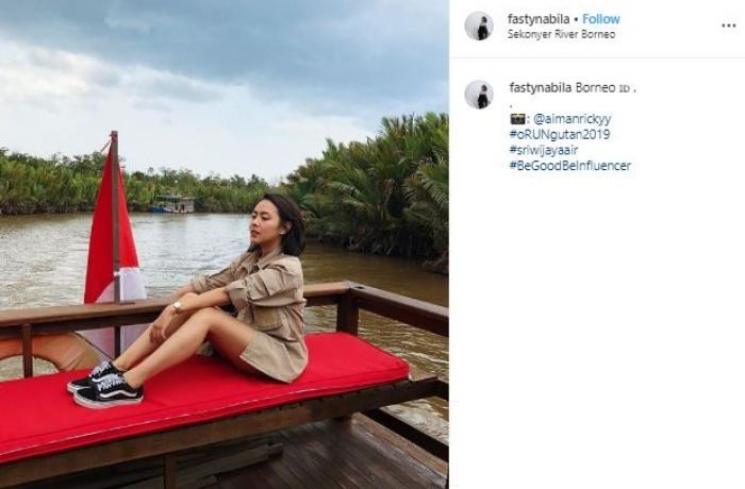 Potret Nabila Faisal, kekasih baru Marcell Darwin. (Instagram/@fastynabila)