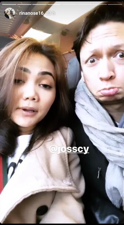 Rina Nose dan suami (Instagram/@rinanose16)