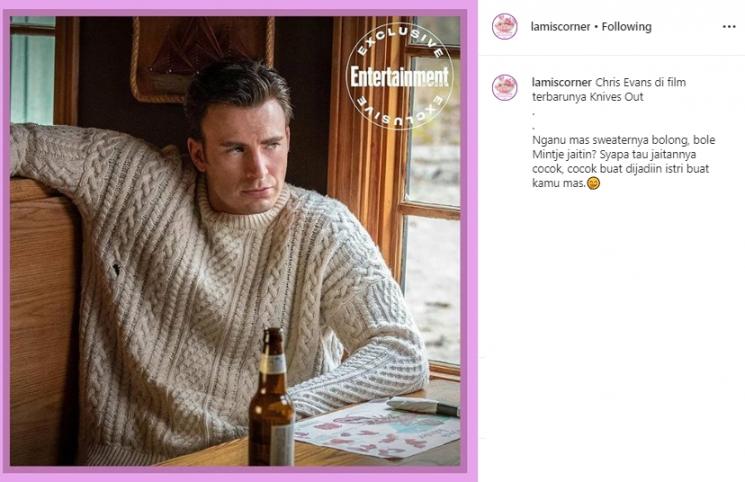 Chris Evans (Instagram/@lamiscorner)