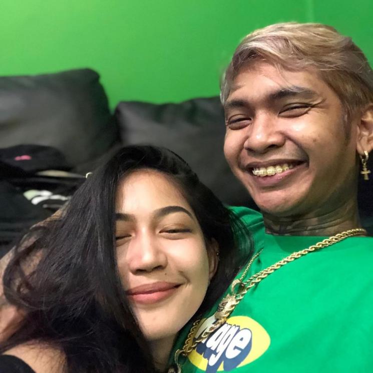 Young Lex dan istrinya, Eriska Nakesya. (Instagram/@young_lex18)