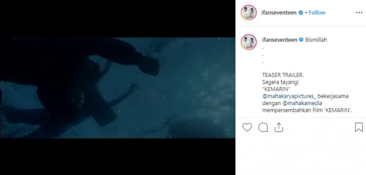 Teaser film Kemarin (Instagram/@ifanseventeen)