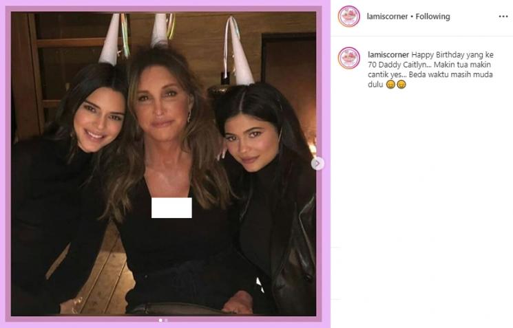 Ulang tahun Caitlyn Jenner (Instagram/@lamiscorner)