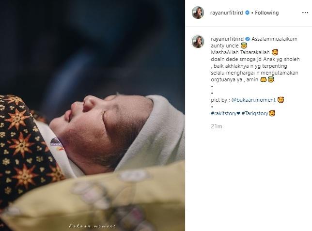 Bayi Raya Kitty. (Instagram/@rayanurfitrird)