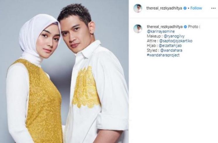 Citra Kirana dan Rezky Aditya. (Instagram/@thereal_rezkyaditya)