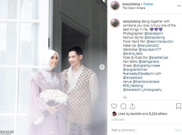 Citra Kirana dan Rezky Aditya. (Instagram/@doleytobing)