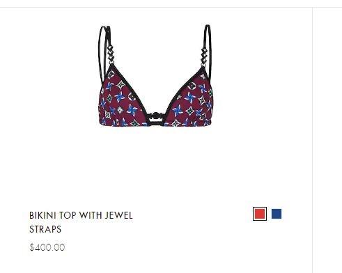 Bikini Nikita Mirzani. (us.louisvuitton.com)