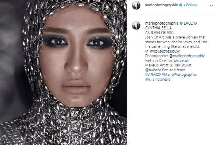 Laudya Cynthia Bella. (Instagram/@mariophotographie)