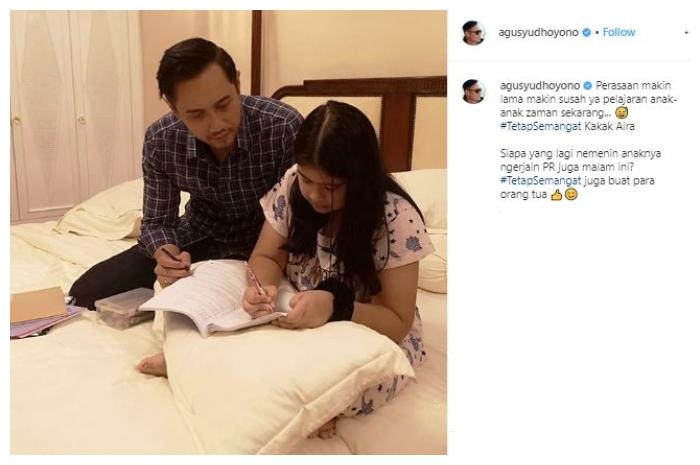 Penampilan Agus Yudhoyono bikin netizen salah fokus! (Instagram/@agusyudhoyono)