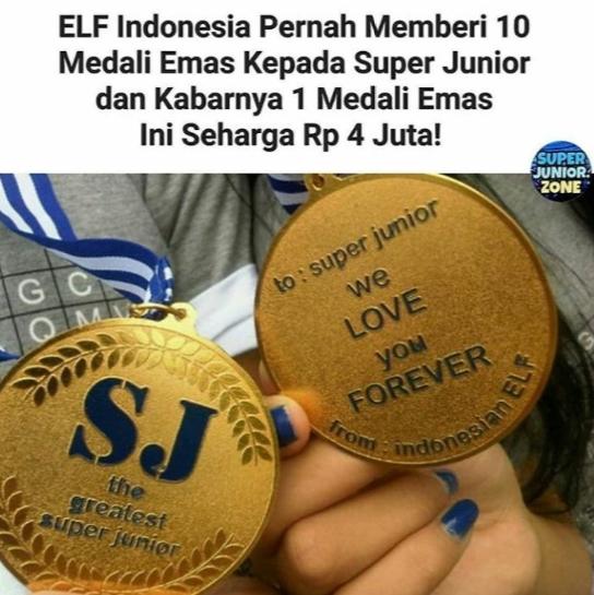 Hal ekstrem ELF demi Super Junior (Twitter/@kolorseungcheol)