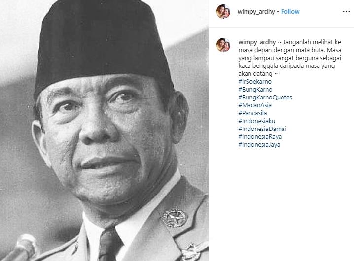 Ir Soekarno (Instagram/@wimpy_ardhy)
