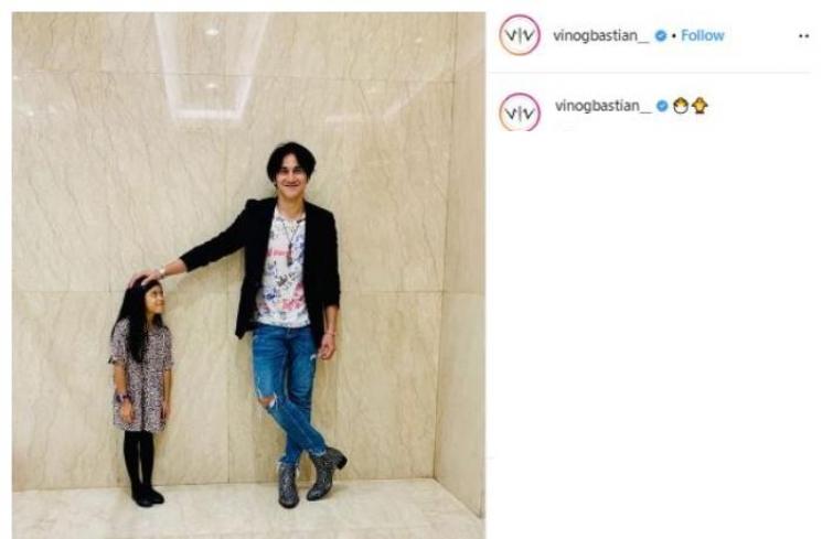 Vino G Bastian dan putrinya. (Instagram/@vinogbastian__)