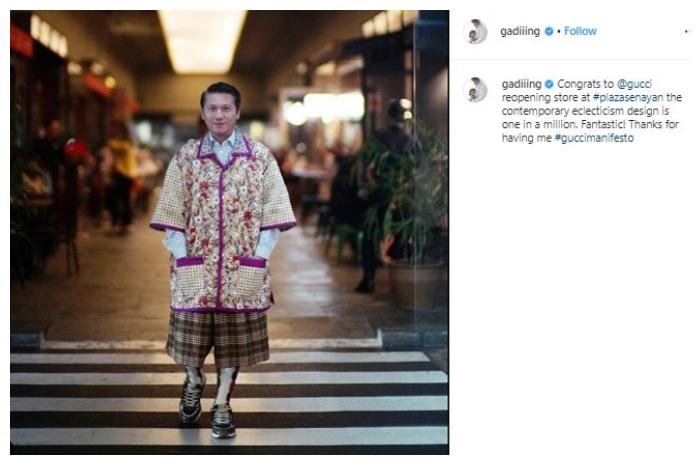 Gading Marten. (Instagram/@gadiiing)