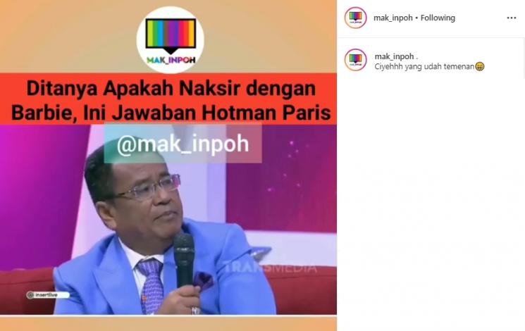Hotman Paris (Instagram/@hotmanparisofficial)