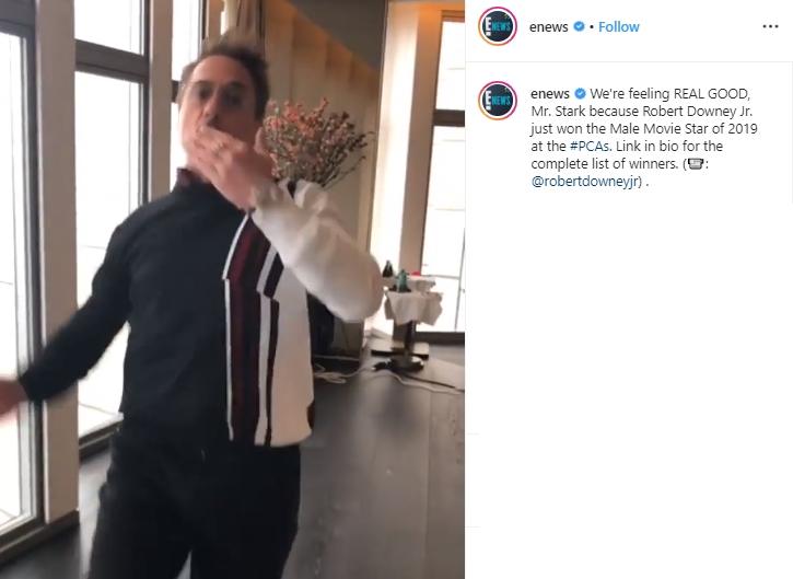 Robert Downey Jr (Instagram/@enews)