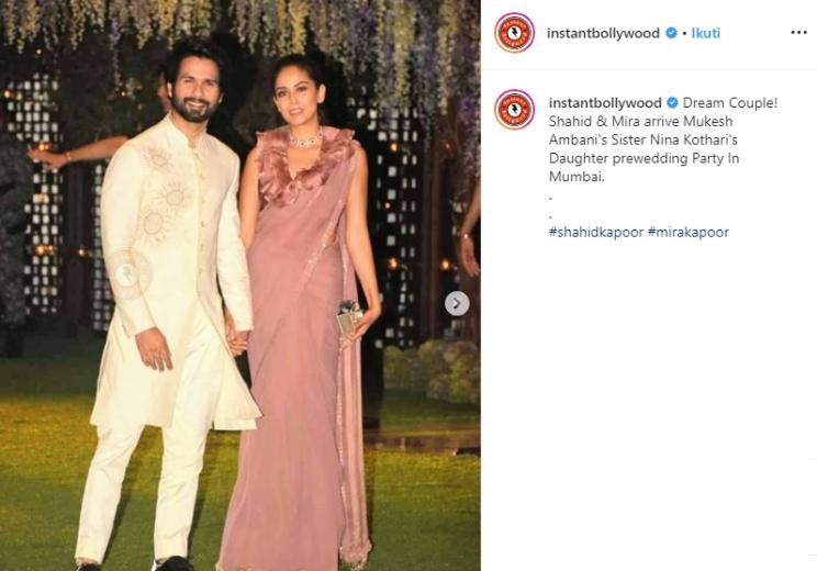 Shahid Kapoor dan Mira Rajput (Instagram/@instantbollywood)