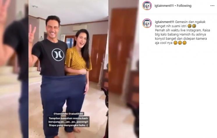 Hamish Daud dan Raisa (Instagram@igtainment11)