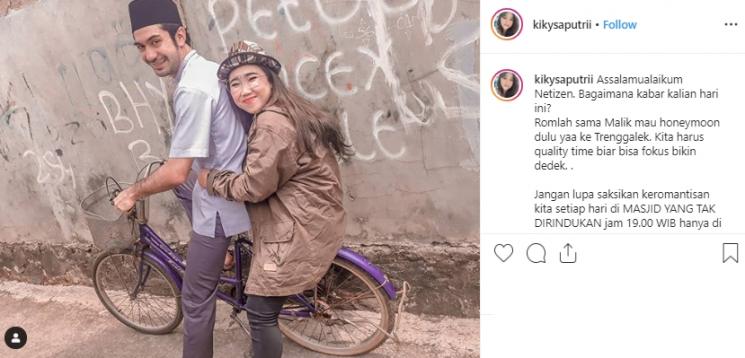 Reza Rahadian dan Kiky Saputri (Instagram/@kikysaputrii)