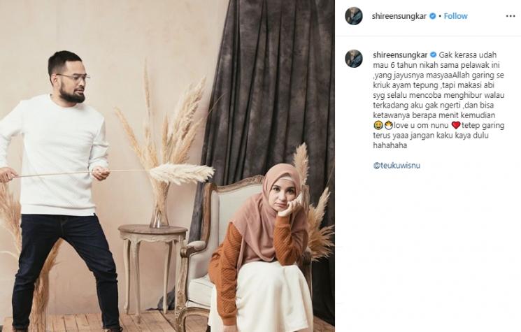 Teuku Wisnu dan Shireen Sungkar (Instagram/@shireensungkar)