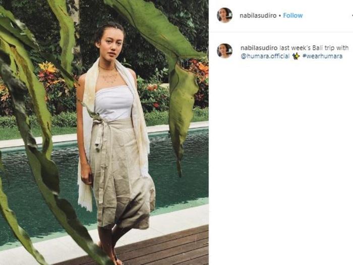 Nabila Sudiro. (Instagram/@nabilasudiro)