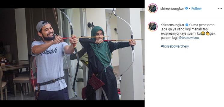 Teuku Wisnu dan Shireen Sungkar (Instagram/@shireensungkar)