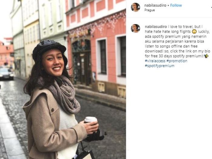 Nabila Sudiro. (Instagram/@nabilasudiro)