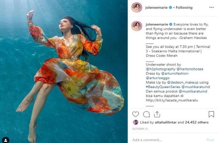 Jolene Marie Rotinsulu (Instagram @joleneemarie)