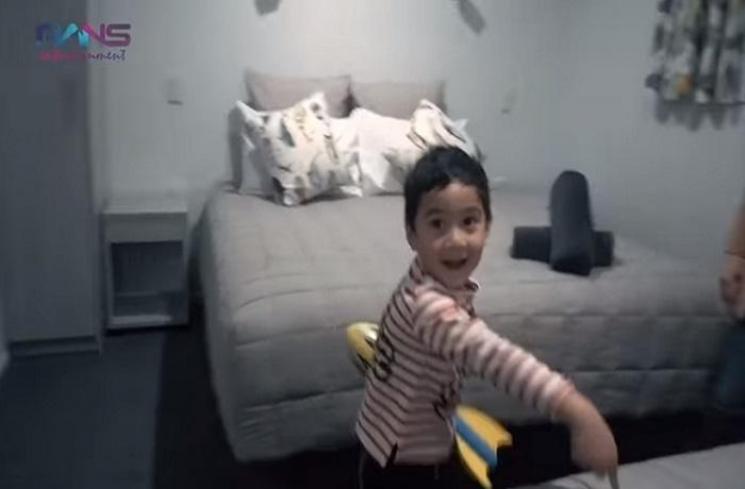 Hotel sederhana tempat Raffi Ahmad menginap (Tangkapan layar YouTube channel Rans Entertainment)