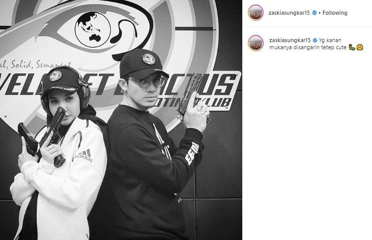 Zaskia Sungkar dan Irwansyah. (Instagram/@zaskiasungkar15)
