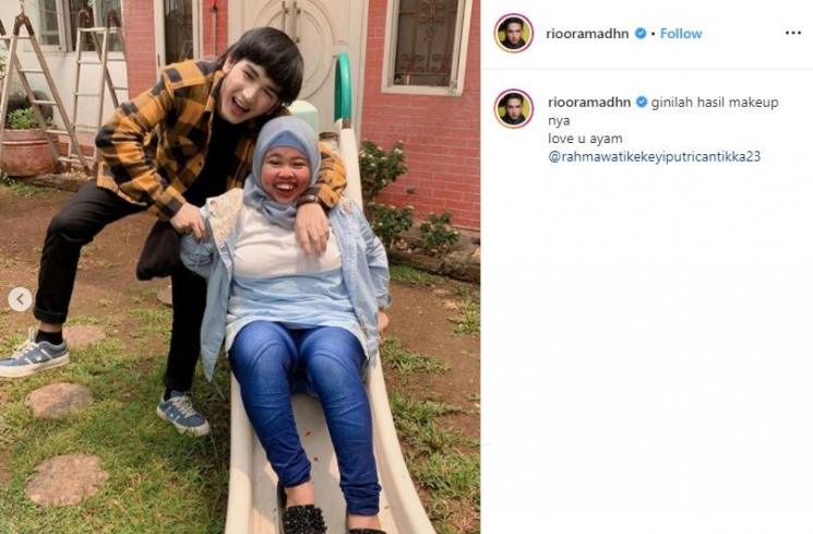Rio Ramadhan dan Kekeyi (Instagram/@riooramadhn)