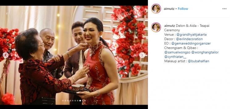 Delon Thamrin dan Aida Chandra (Instagram/@aimutz)