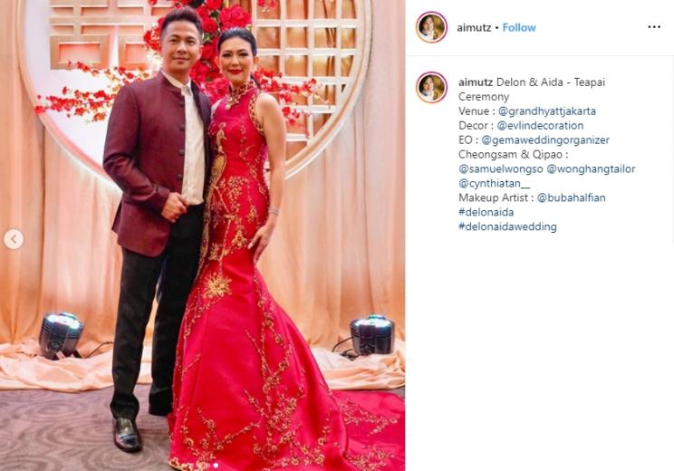 Delon Thamrin dan Aida Chandra (Instagram/@aimutz)