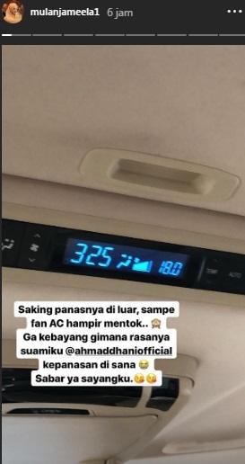 Postingan Mulan Jameela. [Instagram]