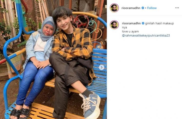 Rio Ramadhan dan Kekeyi (Instagram/@riooramadhn)