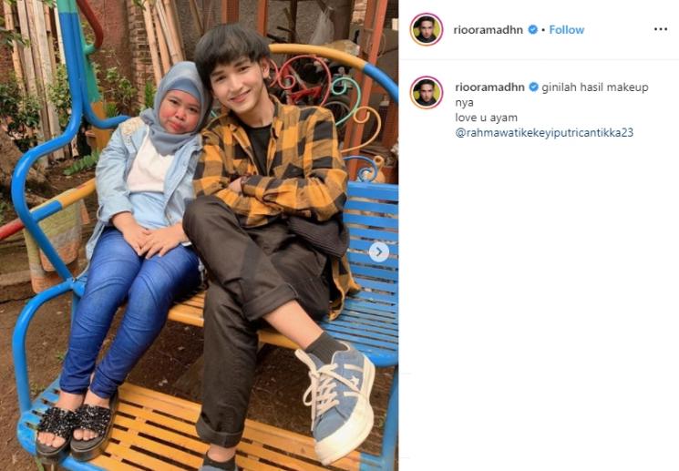 Rio Ramadhan dan Kekeyi (Instagram/@riooramadhn)