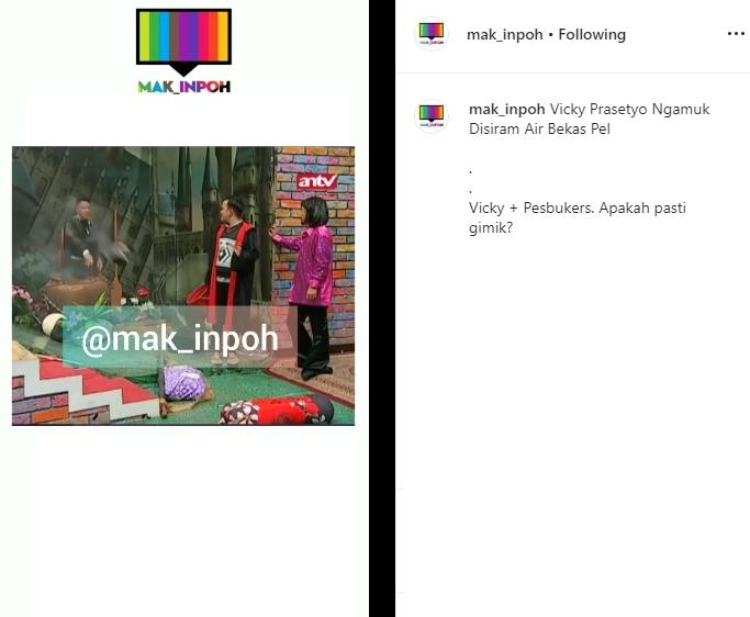Vicky Prasetyo dan Ruben Onsu (Instagram/@mak_inpoh)